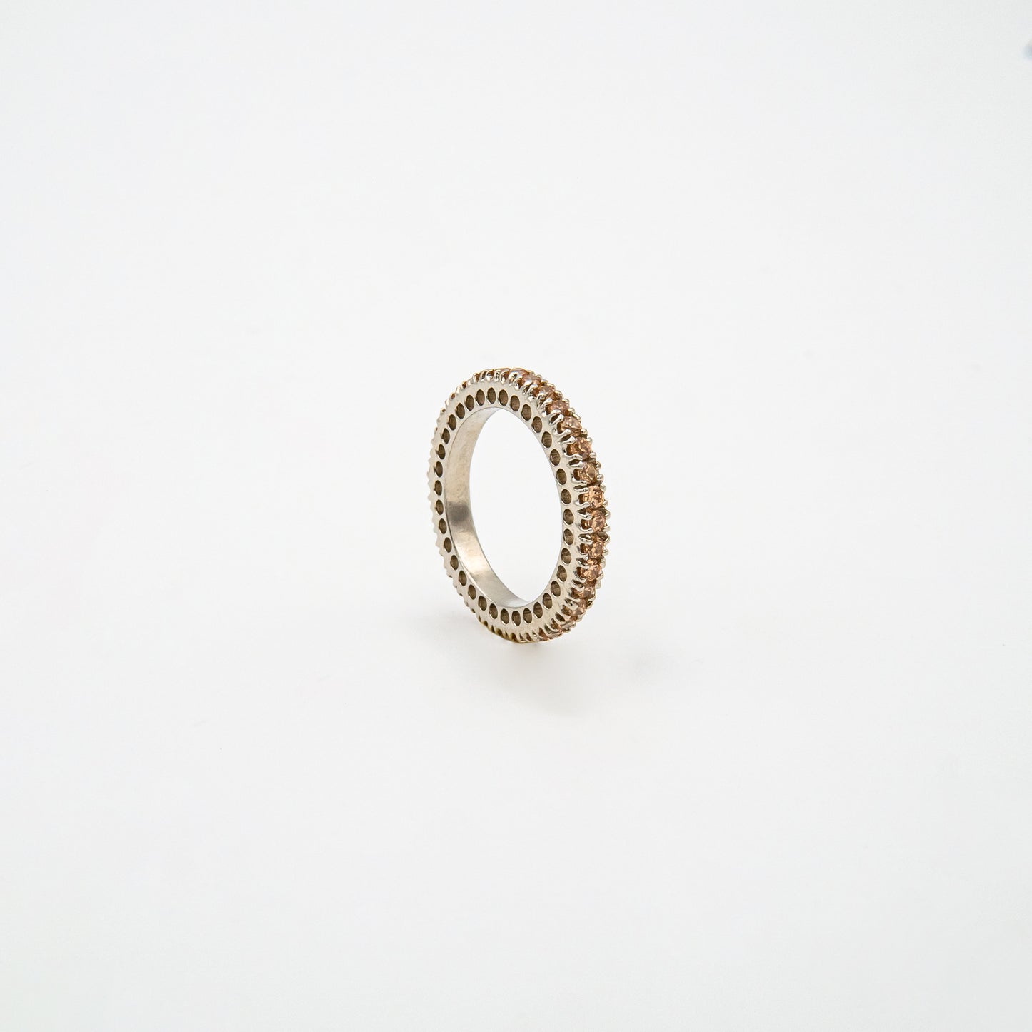 Champagne Stacker Band Ring