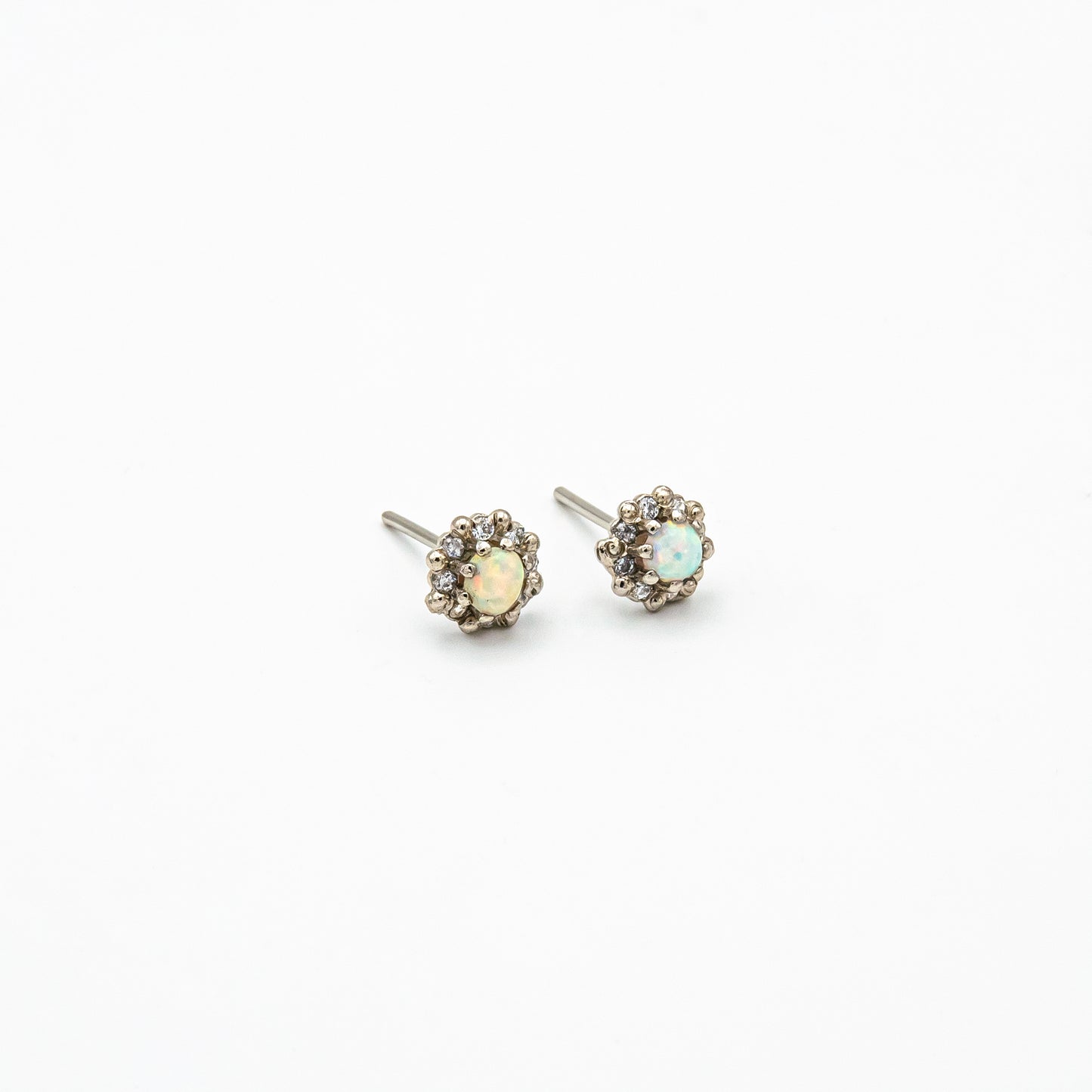 Opal Stud Earrings