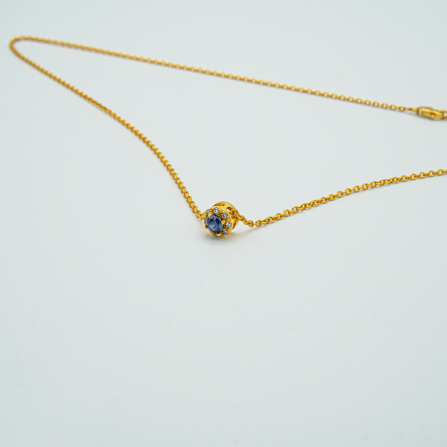 Halo Stone Necklace