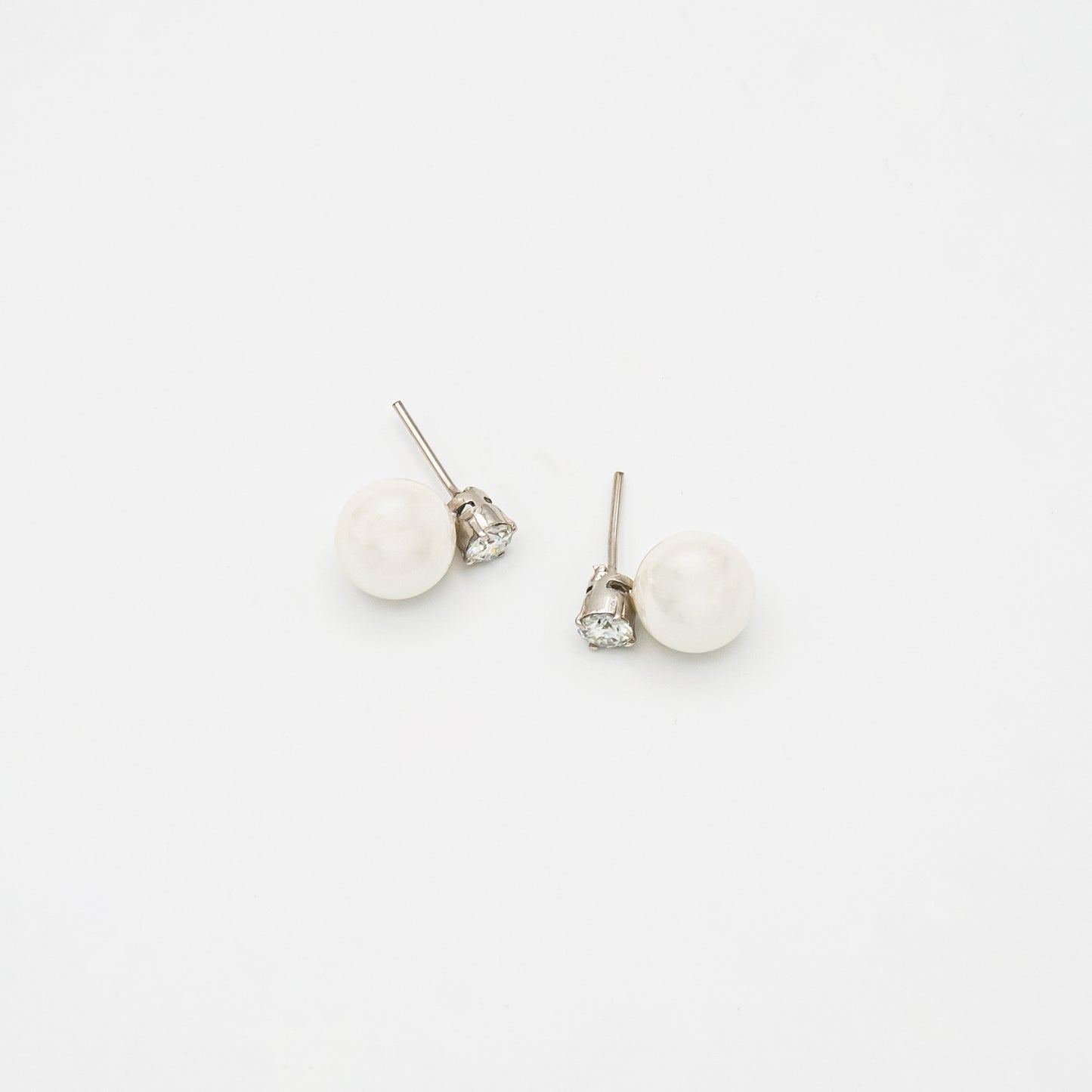 Drop Zircon Earring With Pearl