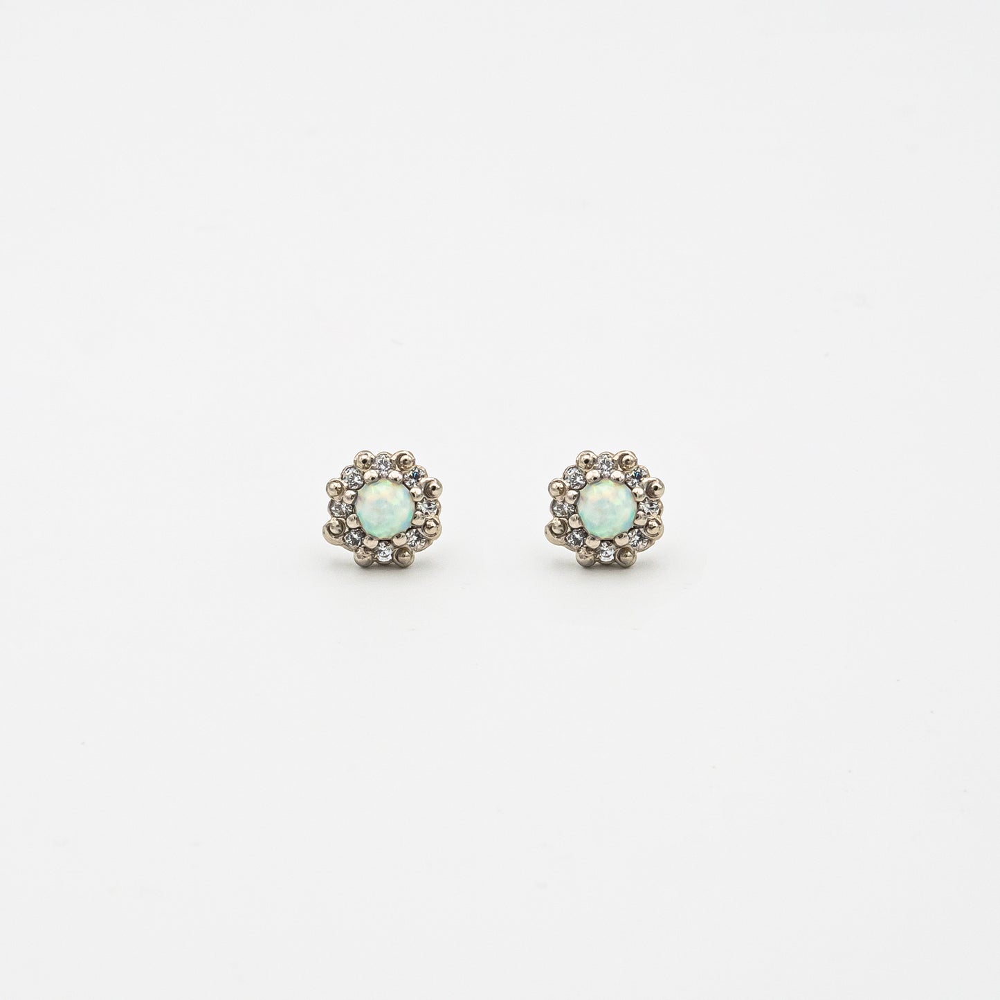 Opal Stud Earrings