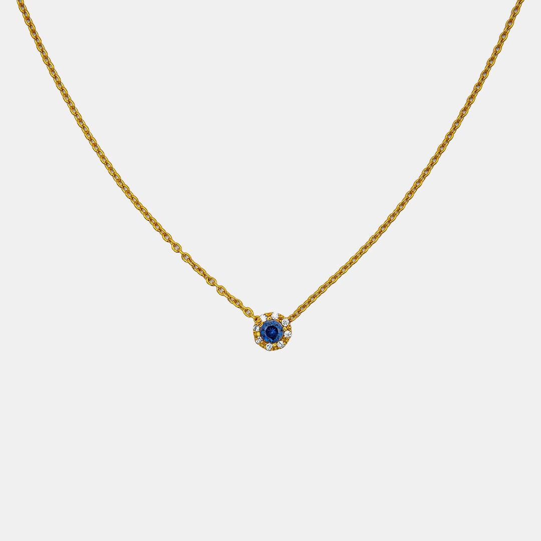 Halo Stone Necklace