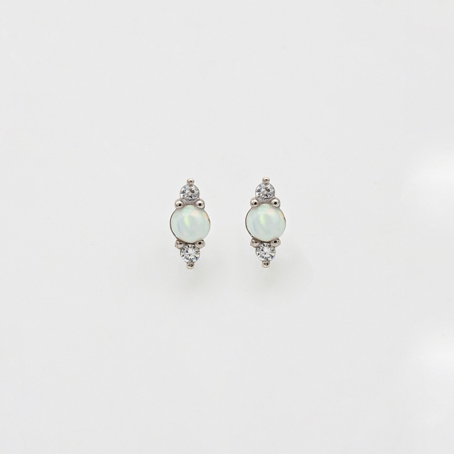 Opal Stud Earrings
