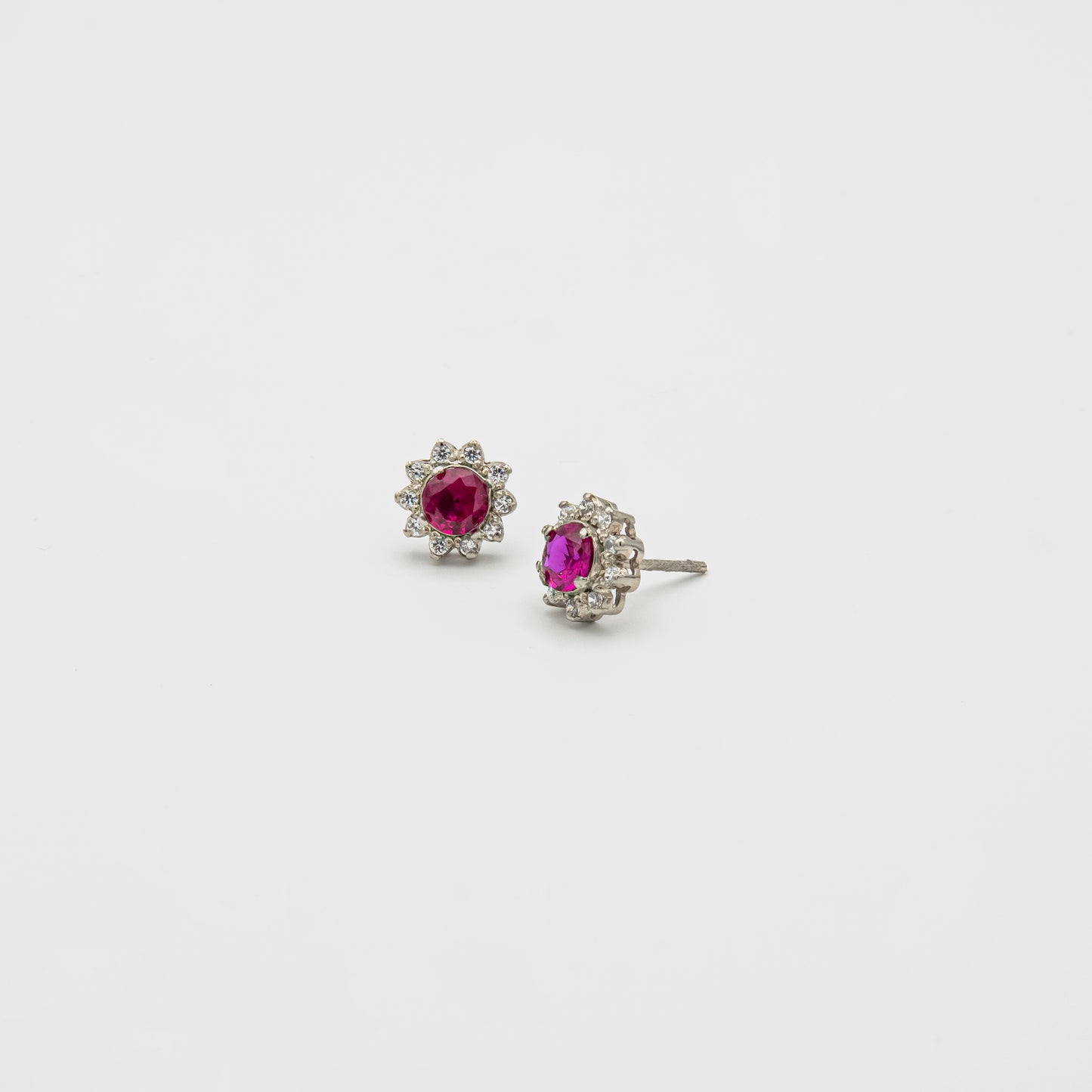 Set of Round-cut Pink Tanzanite Set