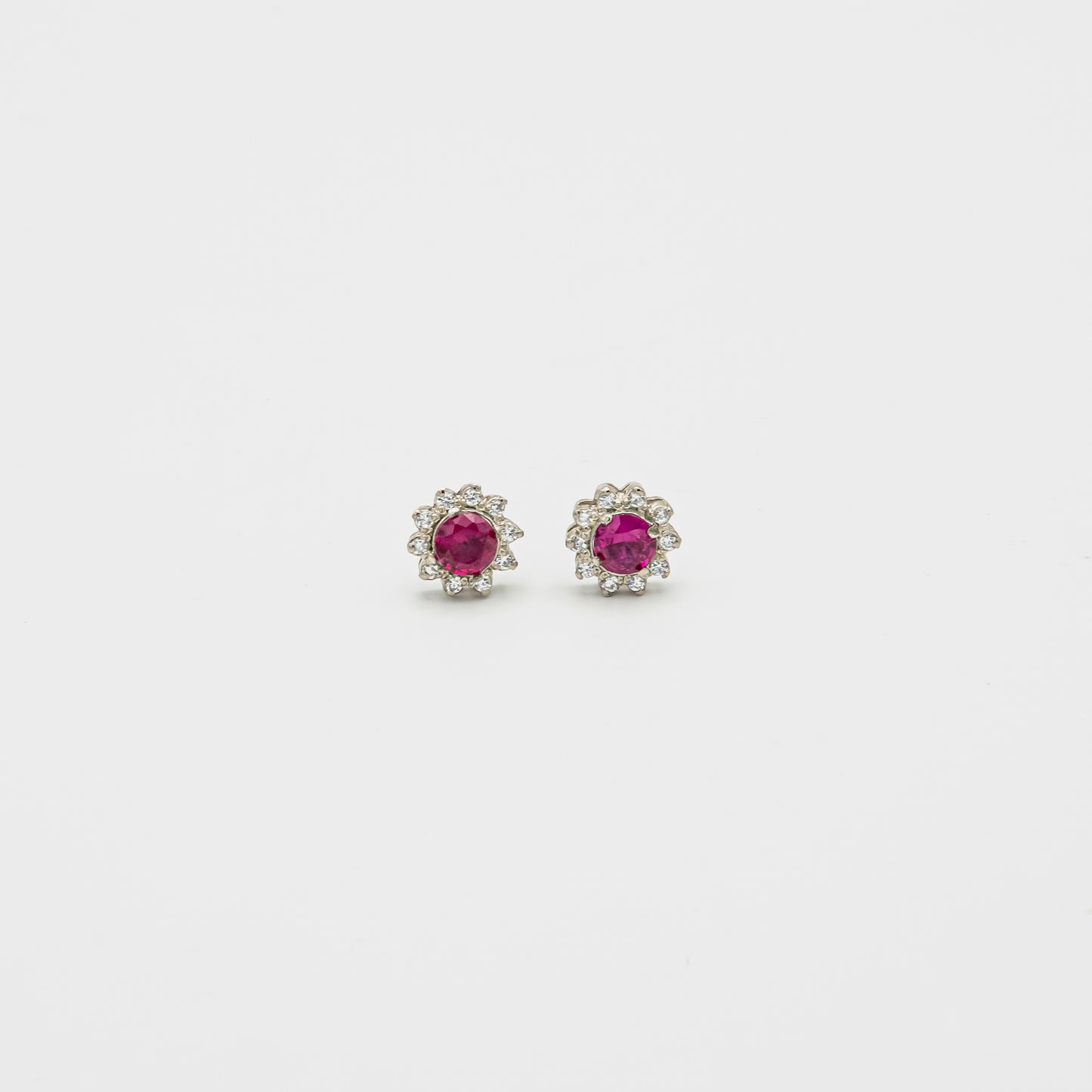 Set of Round-cut Pink Tanzanite Set