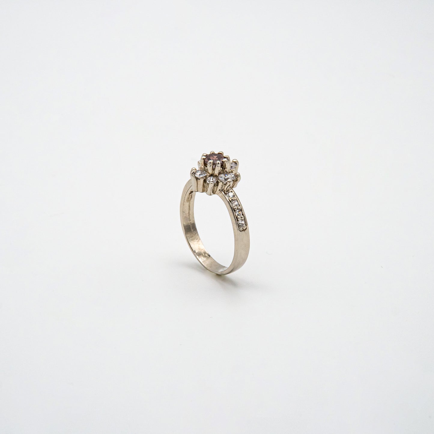 Purple Floral Ring