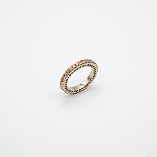 Champagne Stacker Band Ring