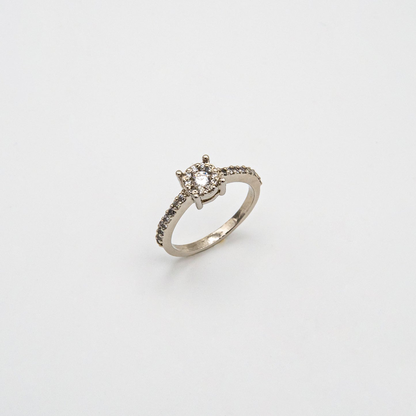 Inward Cushion Cut Ring