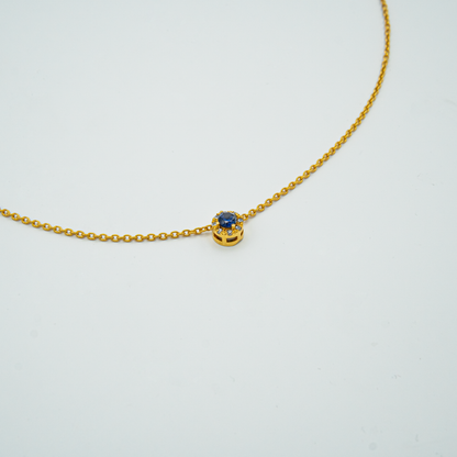 Halo Stone Necklace