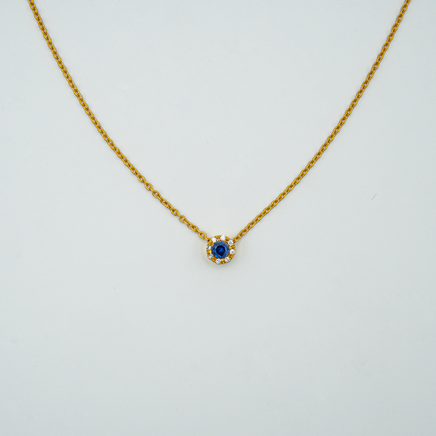 Halo Stone Necklace
