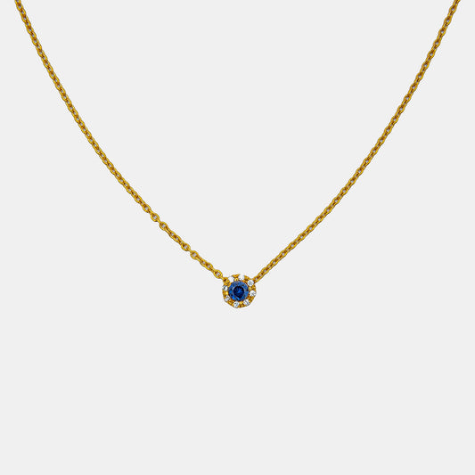 Halo Stone Necklace