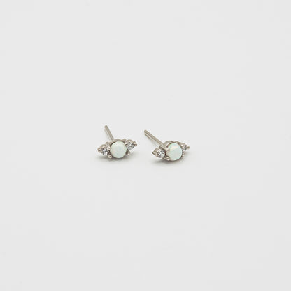 Opal Stud Earrings