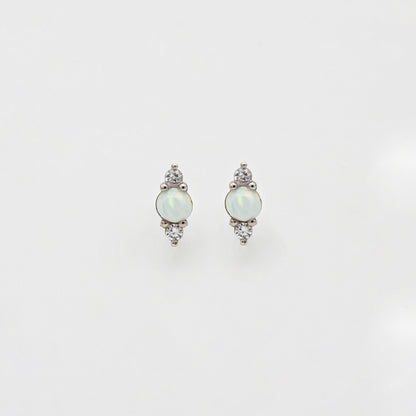 Opal Stud Earrings