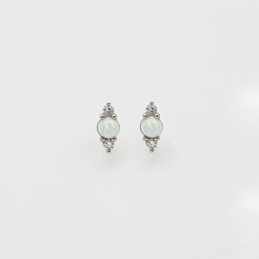 Opal Stud Earrings