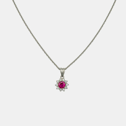 Set of Round-cut Pink Tanzanite Set