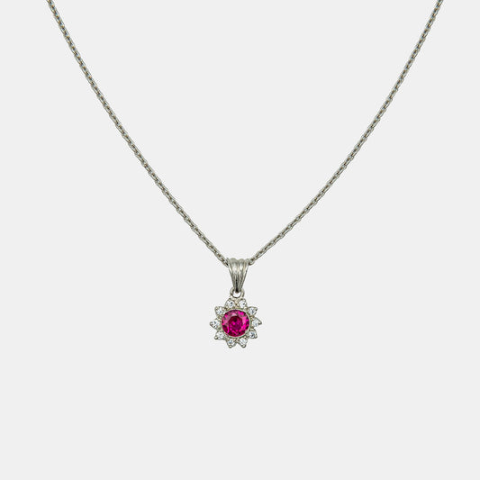 Set of Round-cut Pink Tanzanite Set
