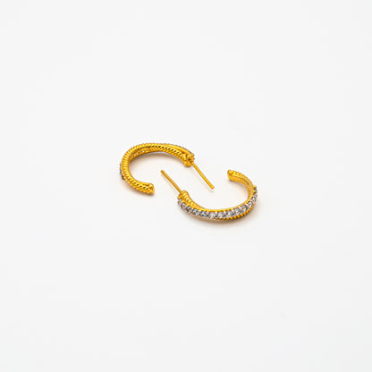 Crossover Hoop Earrings