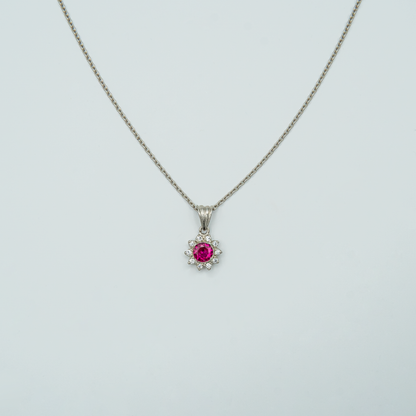 Set of Round-cut Pink Tanzanite Set