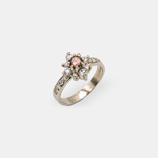 Purple Floral Ring
