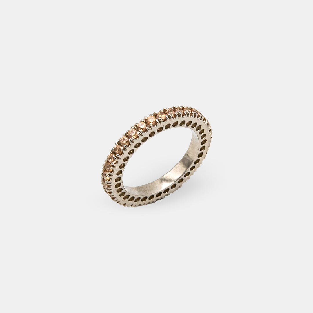 Champagne Stacker Band Ring