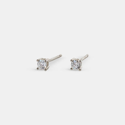Solitaire Stud Earrings
