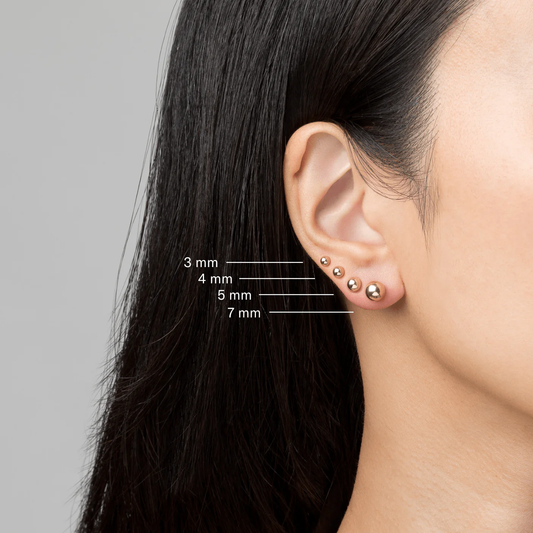 Ball Stud Earrings